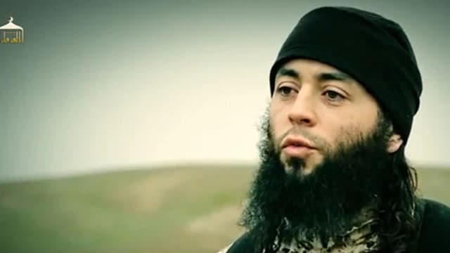 Image from Islamic State propaganda video showing French jihadist Sabri Essid, who was sentenced to life imprisonment by a Paris court last Friday for genocide against Iraq's Yazidi minority