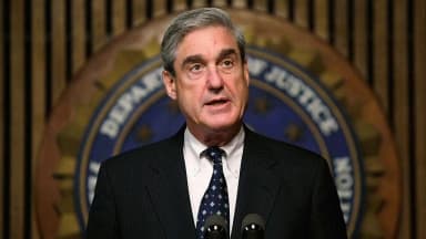 Robert Mueller testifying before Congress during his special counsel investigation