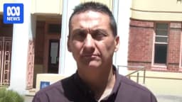 Victoria Police officers during reporting on the Dezi Freeman manhunt in northeastern Victoria