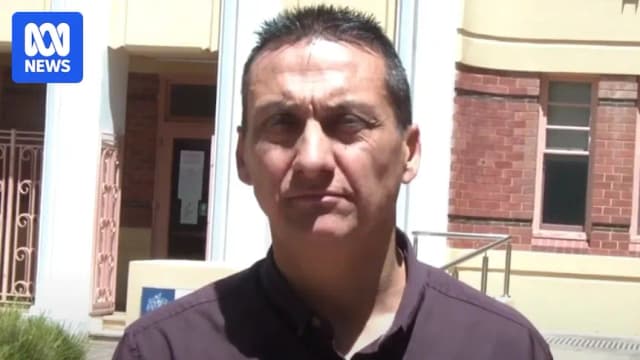 Victoria Police officers during reporting on the Dezi Freeman manhunt in northeastern Victoria