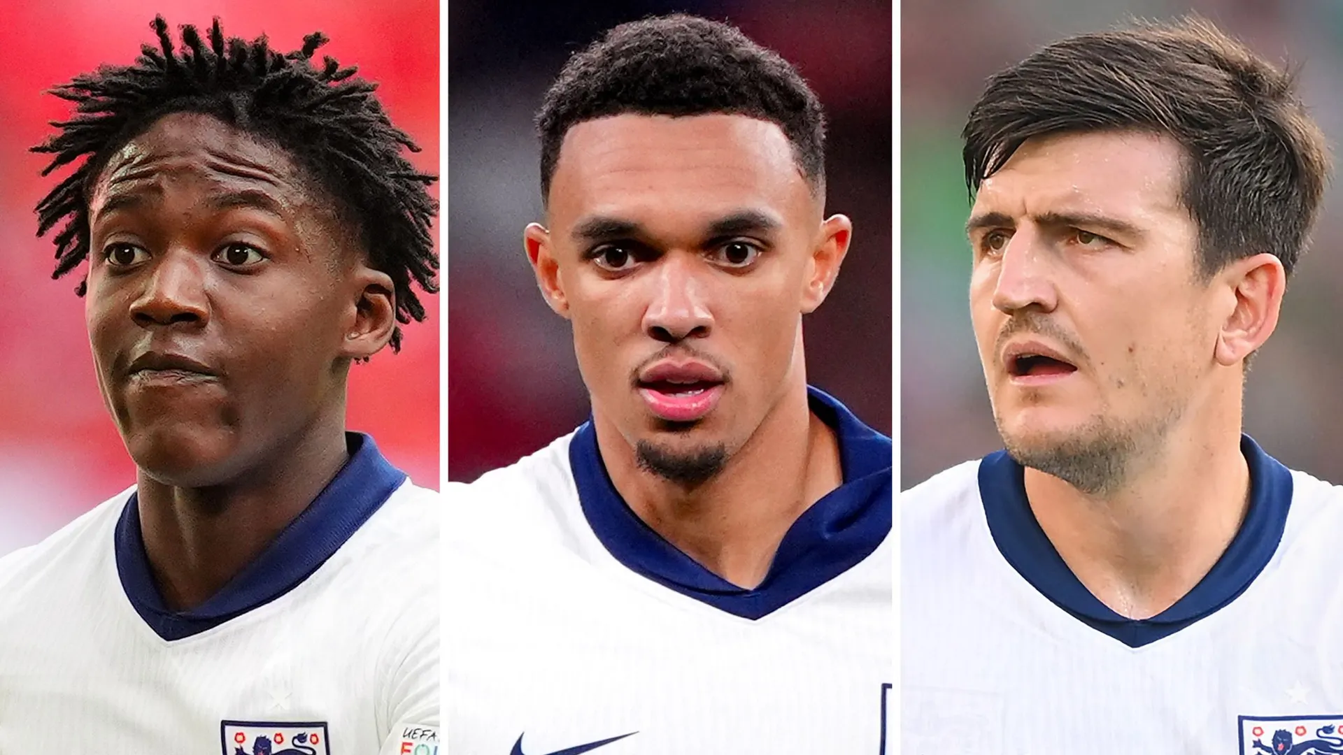 Kobbie Mainoo and Trent Alexander-Arnold in England training — Mainoo was recalled to the squad while Alexander-Arnold was omitted from Thomas Tuchel's 35-man selection
