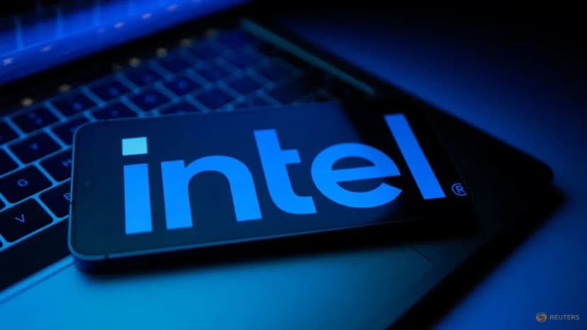 Reuters illustration of an Intel logo used with coverage of Intel joining Elon Musk's Terafab chip project