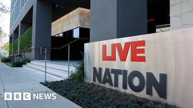 The front of a Live Nation office building.