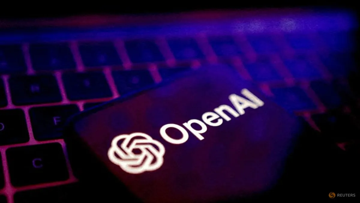 OpenAI logo illustration in a Reuters file image used for coverage of Robinhood Ventures Fund I's OpenAI stock purchase