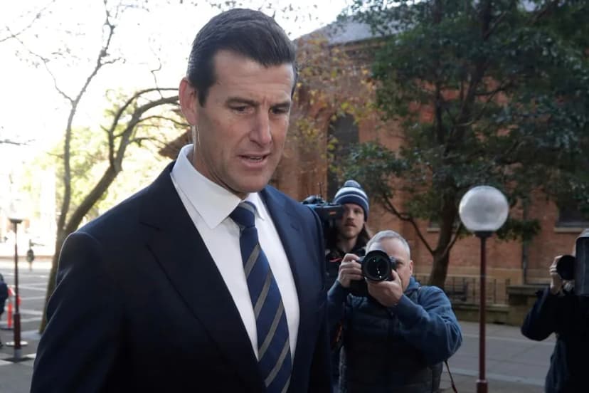 Ben Roberts-Smith arrives at the Federal Court in Sydney in a file photo.