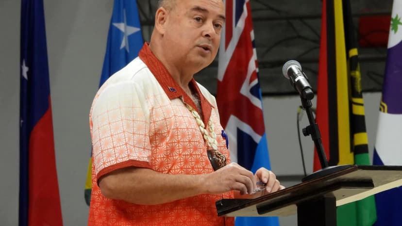 Cook Islands Prime Minister Mark Brown and New Zealand Foreign Minister Winston Peters in file photos as the two governments sign a new security declaration