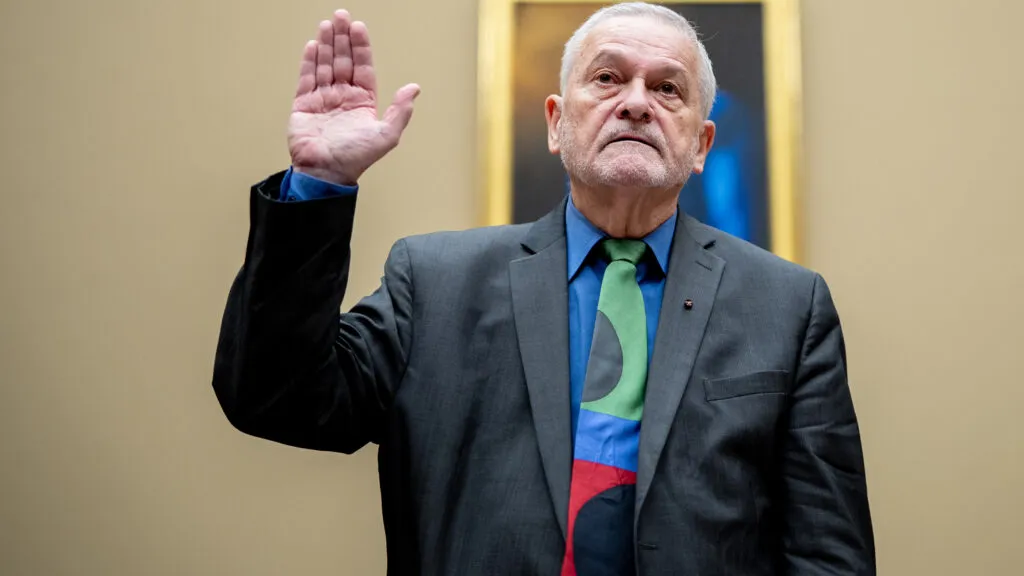 David Morens during a House hearing on Capitol Hill in 2024.