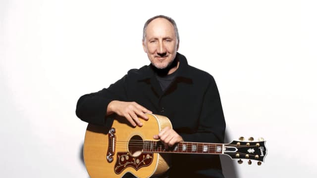 Pete Townshend in a dark jacket in a promotional portrait released with coverage of the Primary Wave partnership