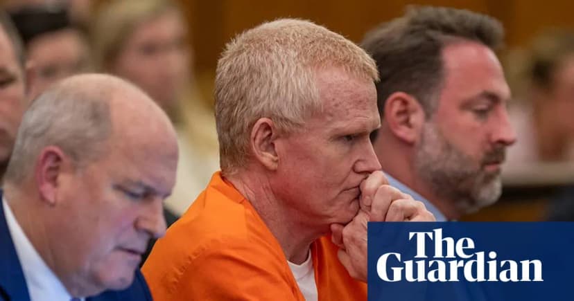 Alex Murdaugh sits in court at the Richland County judicial center in Columbia, South Carolina, in a file photo