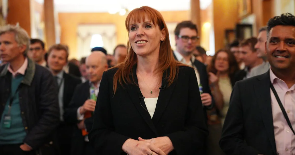 Angela Rayner speaking at a public event in a Getty Images file photo used by Politico