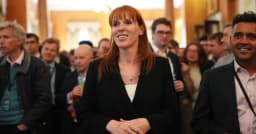 Angela Rayner speaking at a public event in a Getty Images file photo used by Politico