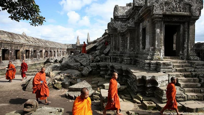 Preah Vihear temple complex on the Cambodia-Thailand border, the 11th-century Hindu sanctuary at the centre of the territorial dispute