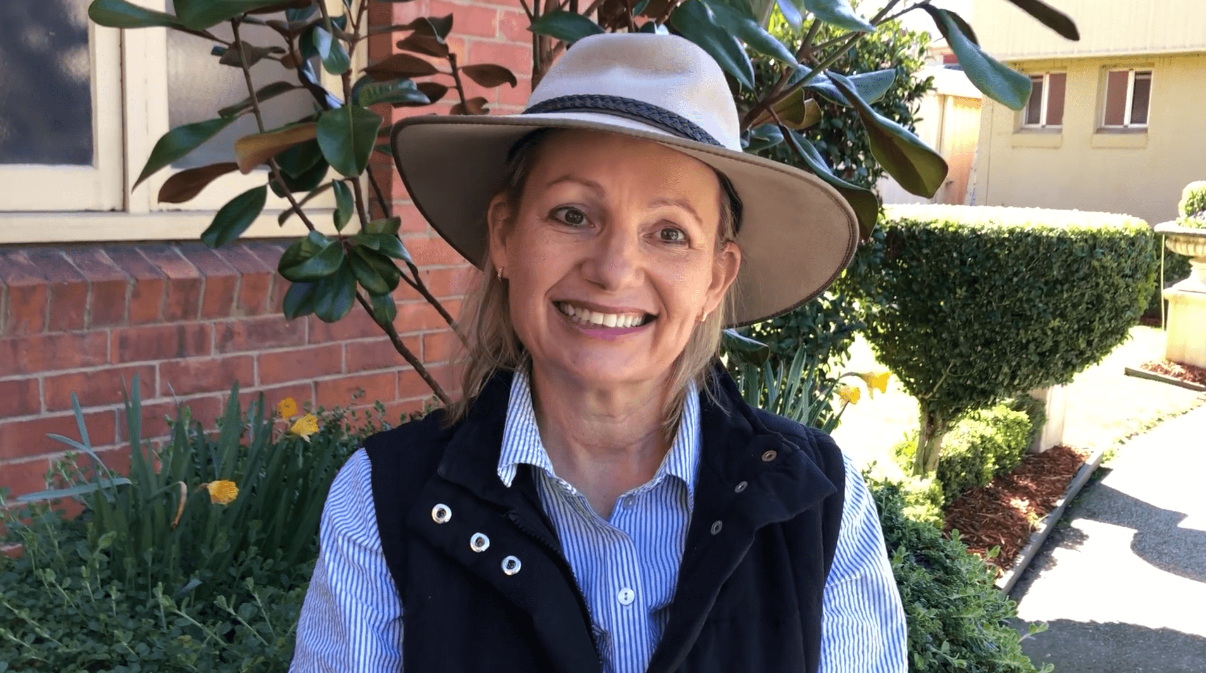 Sussan Ley speaking at a press conference in September 2021