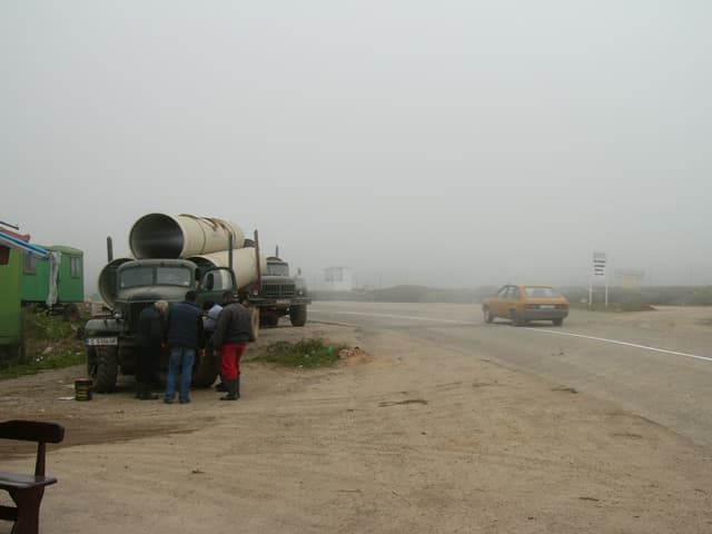 The Petrohan Pass in Bulgaria's Balkan Mountains, near the site where three men were found dead at a mountain lodge in February 2026