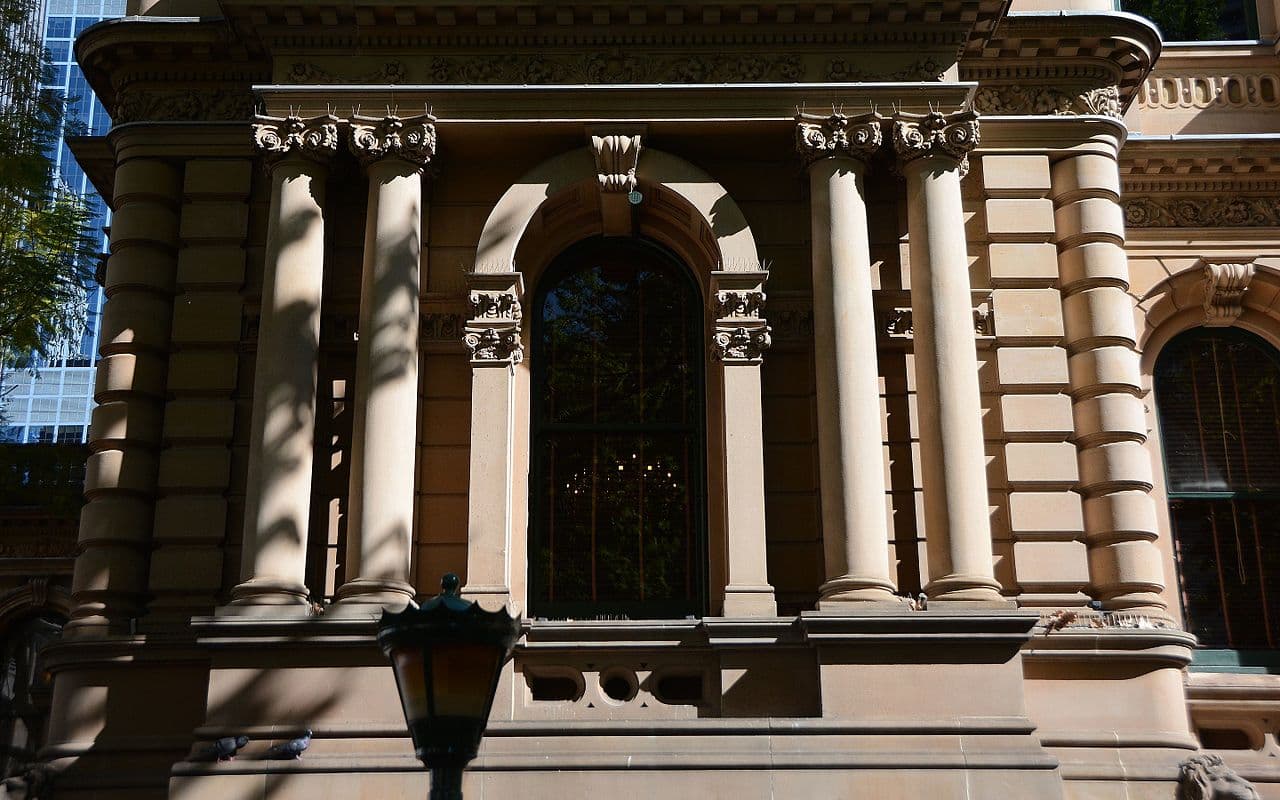 Sydney Town Hall, the site of the February 2026 protest where police forcibly dispersed Muslim worshippers during prayer