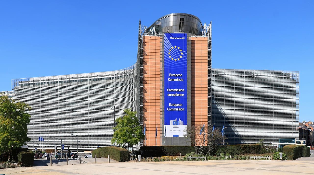 The Berlaymont building in Brussels, headquarters of the European Commission, which launched a formal Digital Services Act investigation into Shein on Tuesday