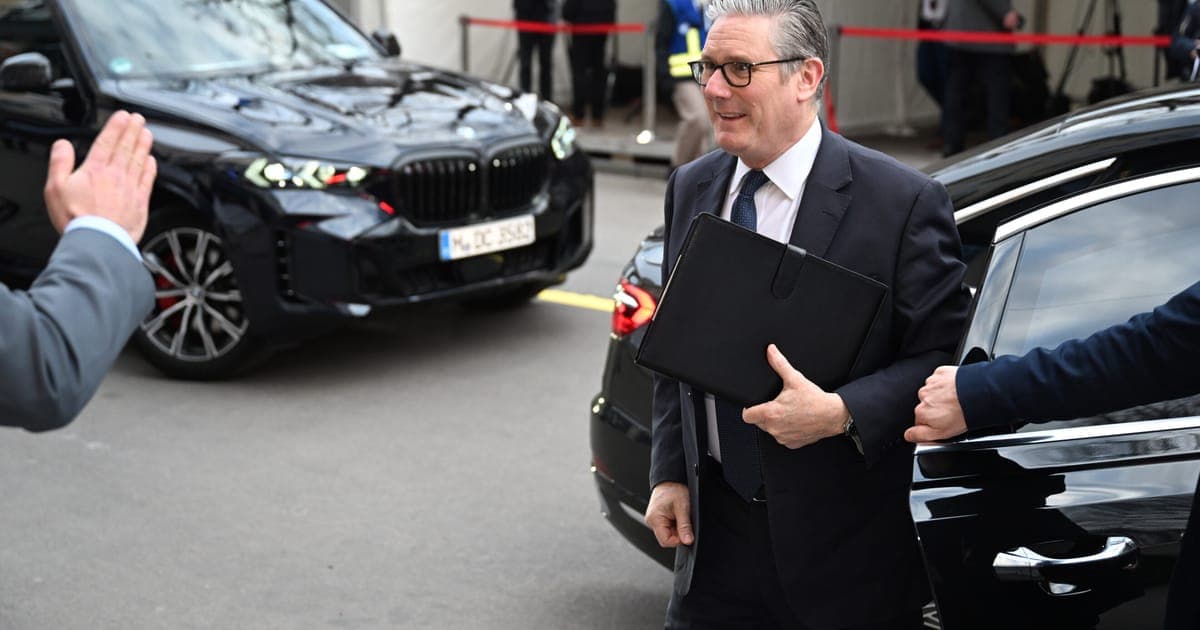 British Prime Minister Keir Starmer speaking at the Munich Security Conference, February 2026